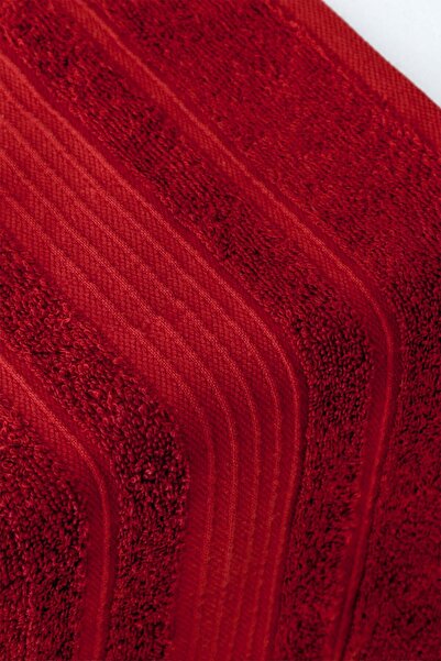 BOOVI Vivus Coral - 4 Pieces 40X80 cm Hand / Face Towel Set 100% Pure Cotton