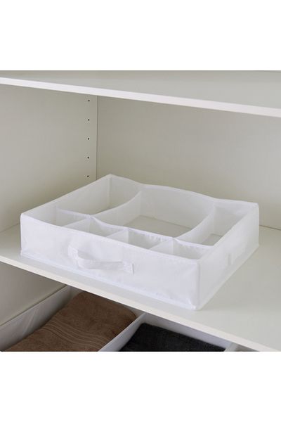 Home Box صندوق تخزين جديد مكون من 7 أقسام 44x34x11 سم