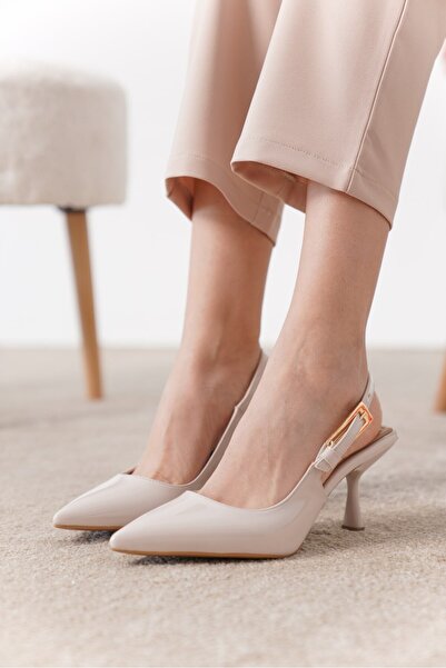 öz se shoes LiNNA Toka Detaylı Kadın Topuklu Ayakkabı