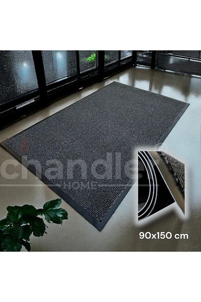 Chandler Home Semper Dark Gray, Non-Slip Floor Mat, Door Mat, Dehumidifying Floor Mat, Workplace Mat, Apartment Interior Mat