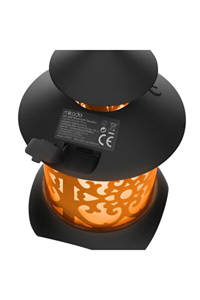 Mikado MD-20BT, 5W, MASAÜSTÜ, GECE LAMBASI LED IŞIKLI, 1200MAH, BLUETOOTH SPEAKER (SİYAH)