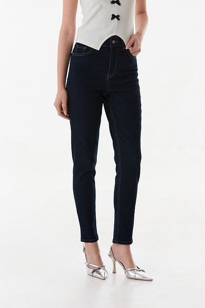 Fulla Moda High Waist Lycra Mom Jean