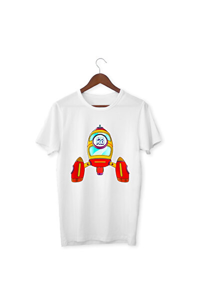 YAPO TİCARET PK XD Unisex Λευκό Παιδικό T-shirt για ενήλικες - Τυπωμένο