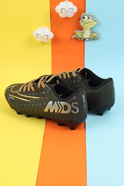 Moda Lime Erkek Kız Çocuk Krampon Çivili Profesyonel Çim Saha Kauçuk Taban Kranpon Futbol Ayakkabısı