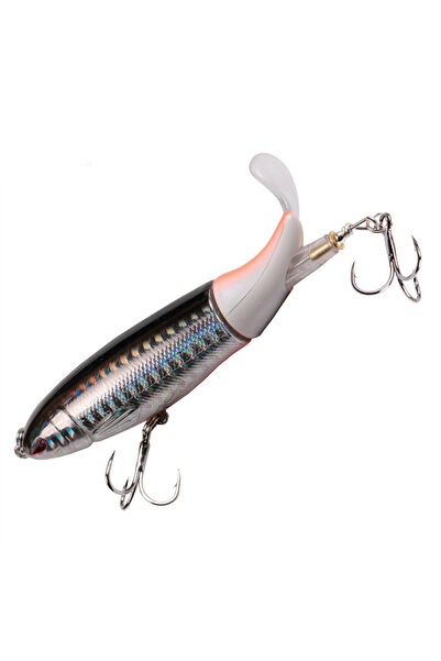 Choice طُعم صيد السمك العلوي الأسود Popper Propeller مقاس 13 جرامًا، طُعم صنا...