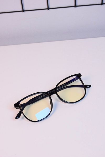 LOOKUP Blue Eyewear Protected Screen Glasses Unisex Optical Compatible Tr90 Unbreakable Frame Transparent Glass