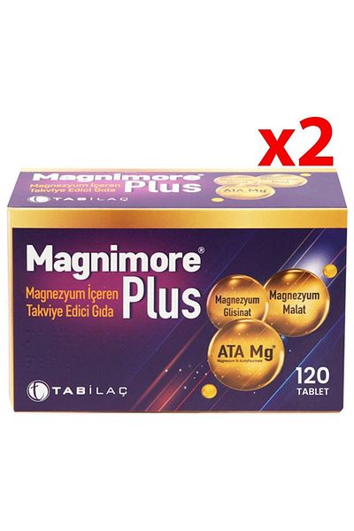 Magnimore Plus 120 Tablets - 2 Pack