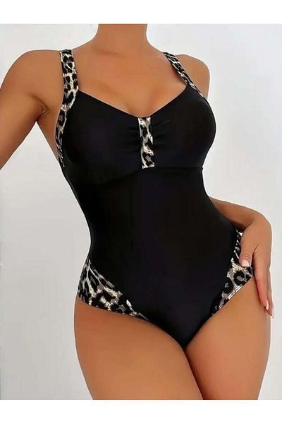SAILOR moda Costum de baie cu imprimeu leopard