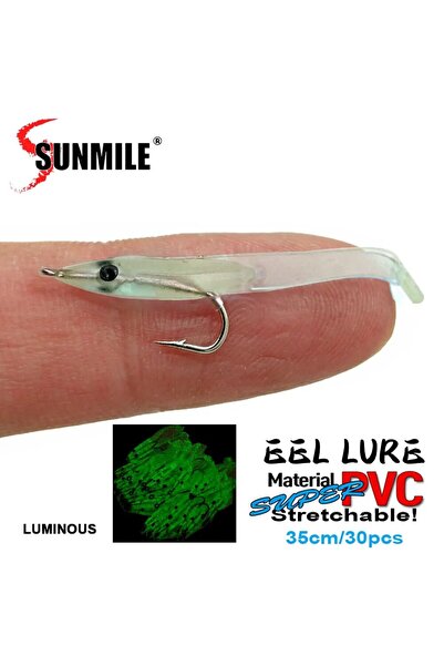 Choice COLOR 05 SUNMILE 30pcs Eel Soft Fishing Lure 35mm PescaTackle Wobblers...