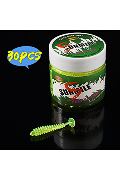 Choice 3.5 سم لون B SUNMILE طُعم صيد ناعم دودة طُعم اصطناعي 35 مم/0.3 جرام 30...