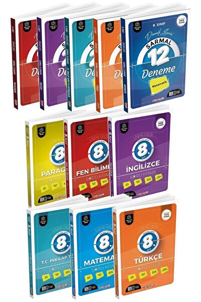 Dinamo Yayınları 2027 8. Sınıf Sarmal Denemeler Ve Soru Bankaları Set 11 Kitap