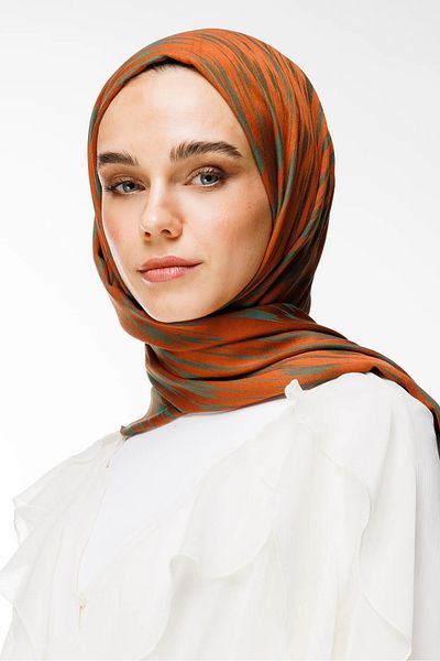 Mooncorn Σαλιάρα διπλής όψης με σχέδιο Emerald Selis Cinnamon