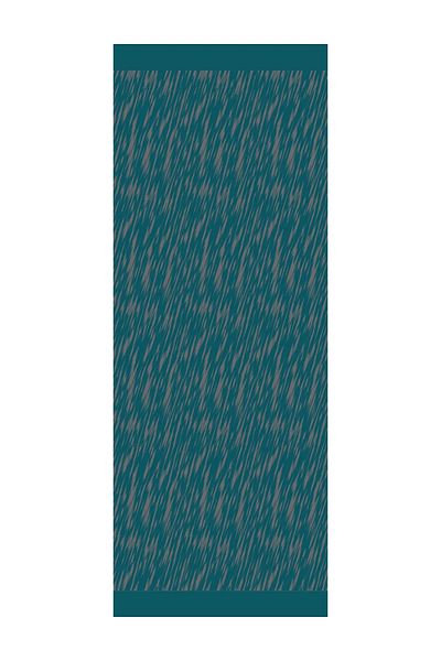 Mooncorn Σάλι δύο όψεων Selis Pattern; Σκούρο Γκρι-Σμαραγδένιο