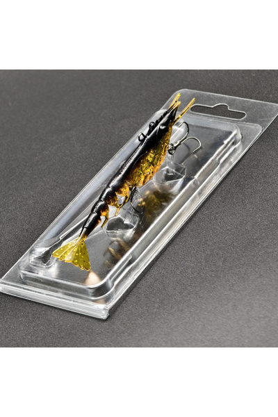 Choice 560-E ANFS 1 قطعة طُعم صيد الروبيان الواقعي متعدد المفاصل طُعم صناعي ن...