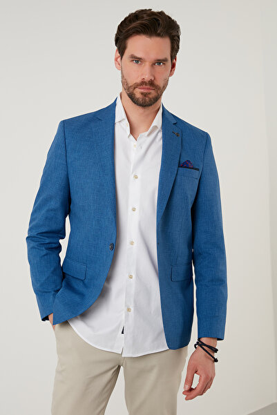 Buratti Slim Fit 6 Drop Tek Yırtmaçlı Blazer Ceket Erkek CEKET NİPOYE