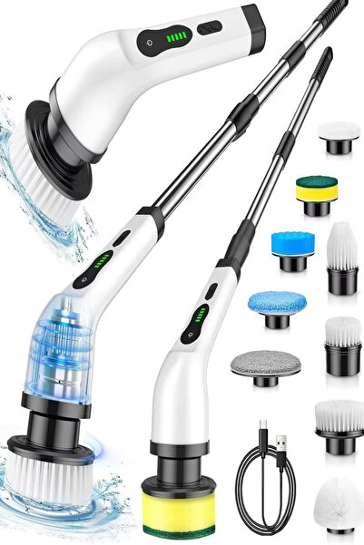 ESENLİWE Waterproof Shower Cleaning Brush Electric Shower Cleaning Brush Tile...