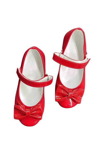 jadeer September Girl's Ballerina Ballerina Red Bow Model 26-30 F123K