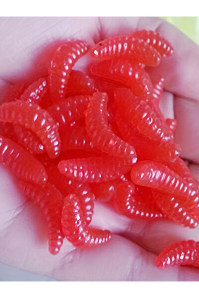 Choice 50 قطعة 50 قطعة دودة خبز ناعمة دودة يرقة طُعم ناعم طُعم سمك فم الحصان ...