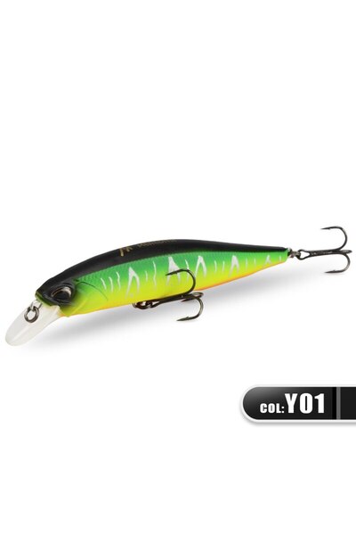 Choice JBR-100F-Y01 MEREDITH JERKBAIT 100F MINNOW 14g طُعم صيد متذبذب عائم طُ...