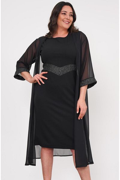 FOR ESRA BIG TREND Γυναικείο μανίκι μέσης με λεπτομέρεια αμάνικο μπλουζάκι από τούλι 2-συσκευασία Αμάνικο υφαντό ελαστικό βραδινό φόρεμα