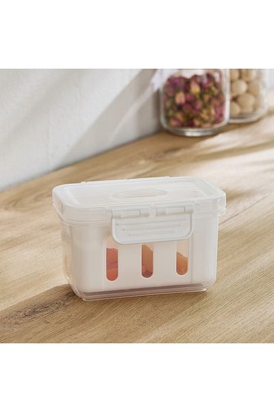 Home Box Sistematico Clip Lock Canister with Drainage 450 ml