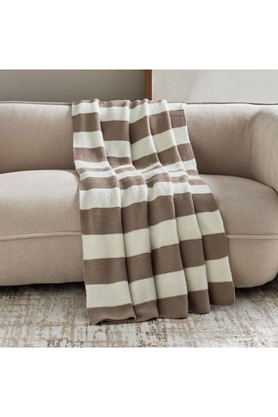 Home Box Sluis Stripe Knitted Throw 130x170 cm