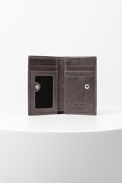 BAYDERİ Bayderi Cassy Genuine Leather Vertical Card Holder Wallet