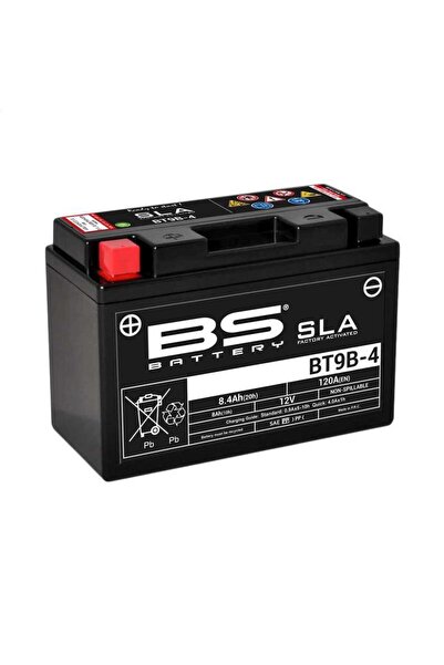 Genel Markalar BS Motosiklet Aküsü BT9B-4 (SLA) 12 Volt 8.4 Amper