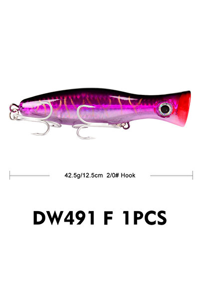 Choice طُعم صيد السمك COLOR F PROBEROS 1 قطعة 13 سم 43 جرام طُعم صناعي صلب مع...