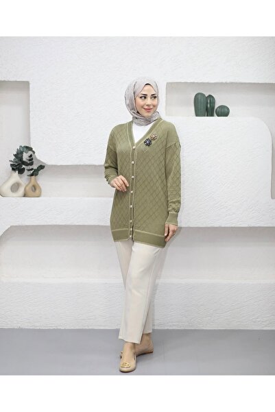 Lolfix Kadın Merserize Yazlık Soğuk Triko Hırka