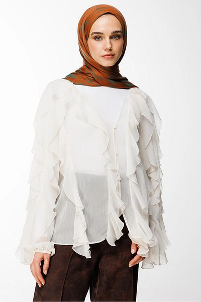 Mooncorn Σαλιάρα διπλής όψης με σχέδιο Emerald Selis Cinnamon