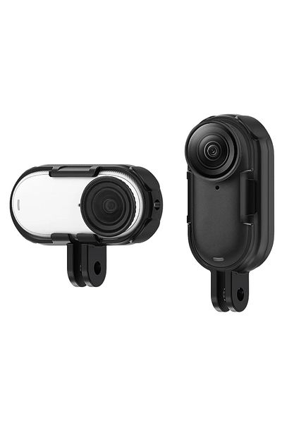 ALLOYSEED black color For Insta360 GO 3 GO 3S Vertical & Horizontal Action Mount Set Heat Dissipation Bracket