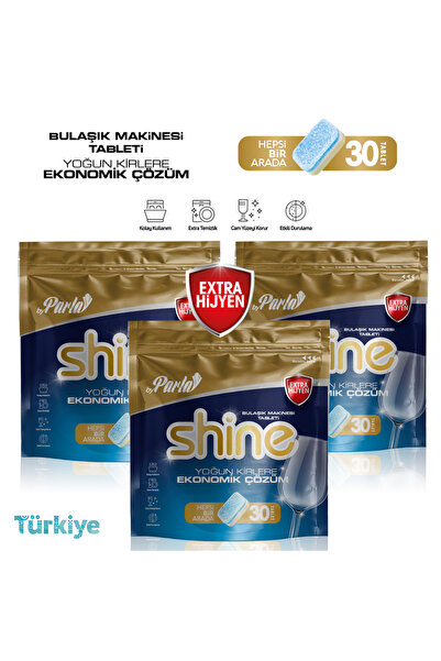 by PARLA Shine Hepsi 1 Arada Bulaşık Makine Tableti 90 lı