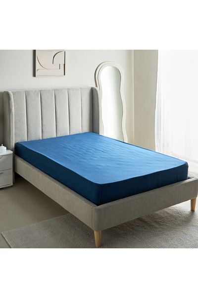 Home Box ملاءة سرير مزدوجة من القطن الأساسي