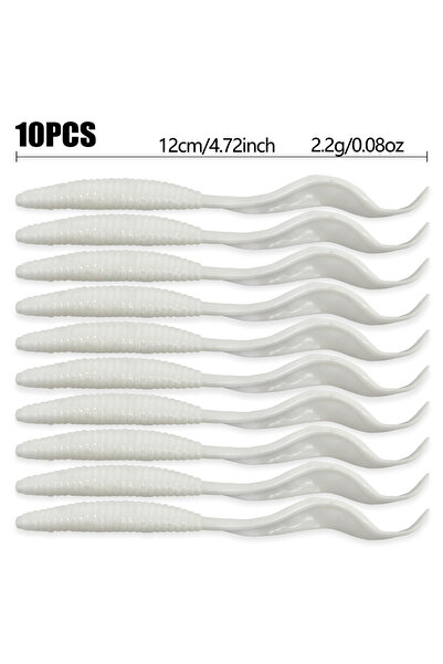 Choice SMT-10z2.2gldjwbA 10 قطع/مجموعة من الطعوم الناعمة ذات الذيل الطويل الم...