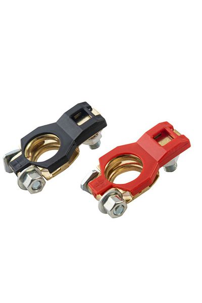 Choice A Pair 2 PCS Auto Battery Terminal Clamp Connectors High Quality Storage Battery Parts Battery Top P
