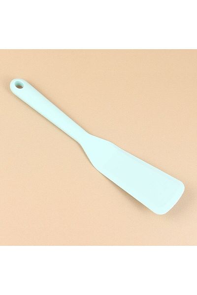 Choice sky blue 7 Color Silicone Frying Shovel Non-stick Surface Kitchen Pancake Fried Egg Transfer Shovel