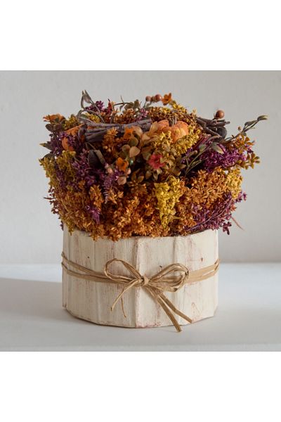Home Box Caven Harvest Arrangement in Round Planter 18x18x20 cm