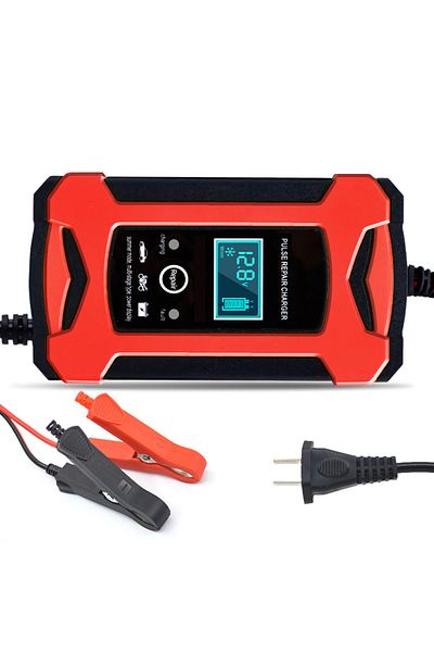 sikeo Us Plug 6a 2v 6a Car Battery Charger Intelligent Fast Charging Pulse Repair Type Full Auto-stop Dua