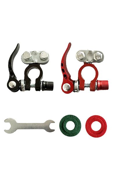 Choice A Pair 2Pcs Aluminum Alloy 2Pcs Battery Terminal High Quality Auto Parts Battery Top Joint Spot Tool