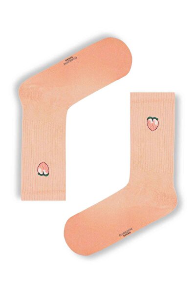 CARNAVAL SOCKS 5'li Unisex Nakışlı Meyveler Renkli Çorap Kutusu