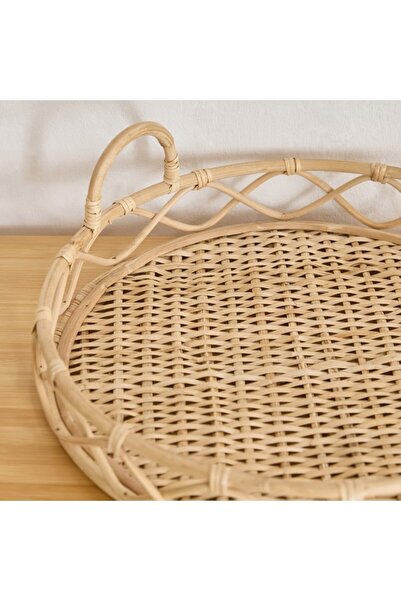 Home Box Boho Bliss Round Tray - 39x39x7 cm