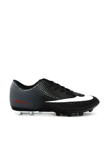 Walked Copii Turf Field Copii Crampon Astroturf Băieți Pantofi Sport Fotbal Walked Negru Alb