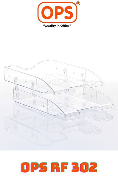 ALPA STORE Ops Clear Document Rack Crystal Plastic Mobile Rf301Tr Rf302Tr Rf303Tr Rf304Tr Rf305Tr