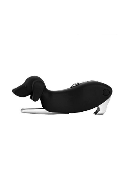 Choice Black Dog Wholesale Dog Wine Bottle Opener Corkscrew with Foil Cutter Beer Opener and Customized Gif
