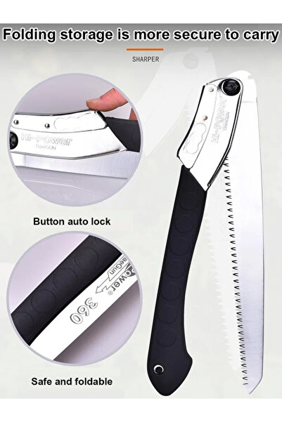 Choice folding logging saw 16inch manganese steel For Wood Branches Cutting Tree Trimming Bamboo Pruning...