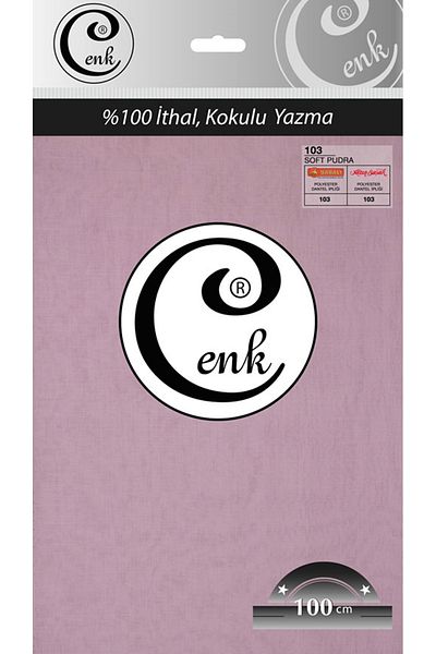 Cenk Μονόχρωμη τσάντα γραφής 100 cm - 0301 - 103-soft Powder
