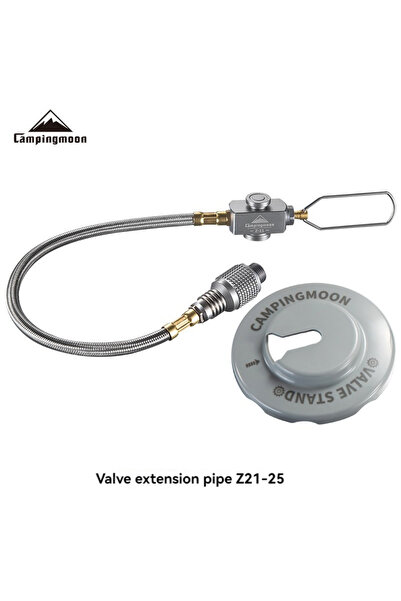 Choice ملحقات موقد الانقسام الخارجي Z21-25 من CAMPINGMOON مع خزان غاز مسطح وخ...