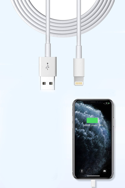 Pernem Iphone Şarj Kablosu USB Lightning Hızlı Şarj İlk Iphone Ipad Modellere...