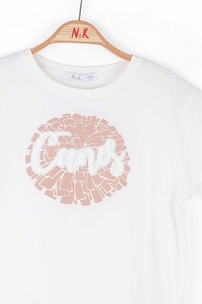 nk kids Cannes 38382 Tsh.Ekru - 8/14 Printed t Shirt